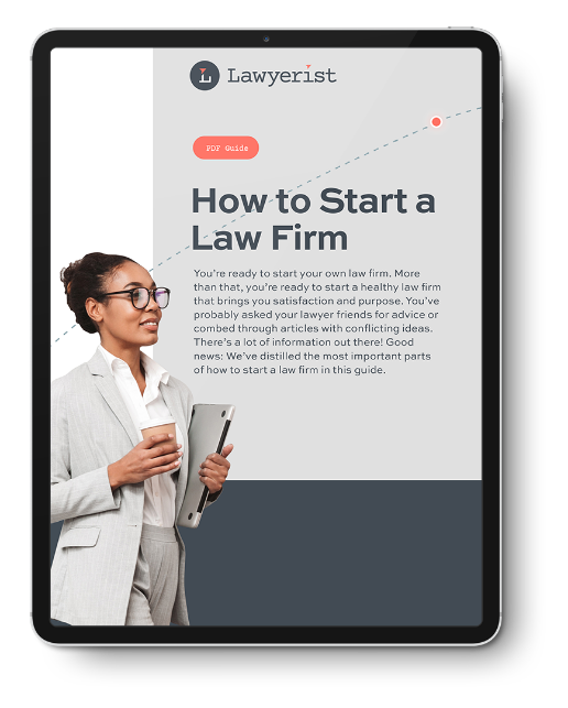 How to Start a Law Firm Guide Cover