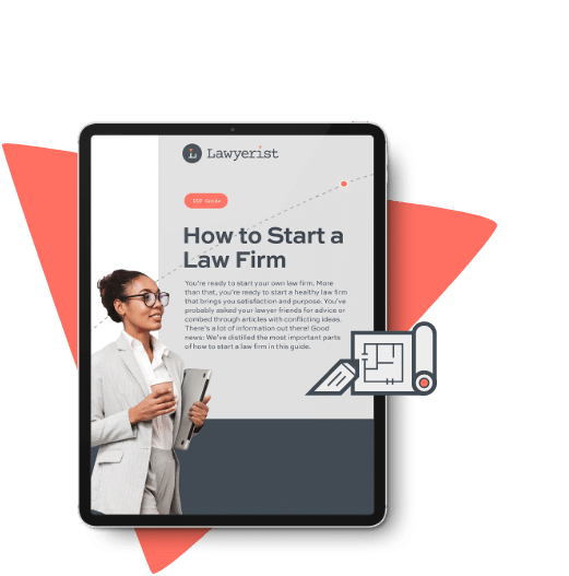 How to start a law firm guide cover